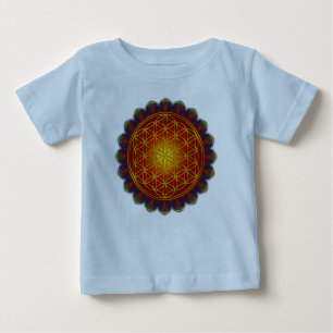 Camiseta De Bebé Flor de vida - Apofisis Mandala I + tus ideas