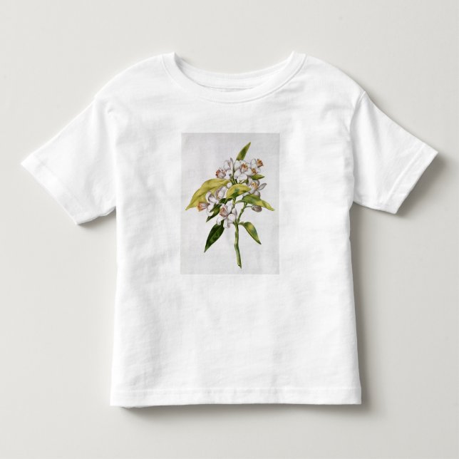 Camiseta De Bebé Flor del árbol anaranjado, de 'La Guirlande de (Anverso)