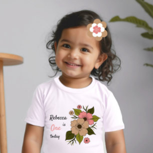 Camiseta De Bebé Flor en floración