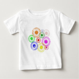 Camiseta De Bebé Flor en problemas