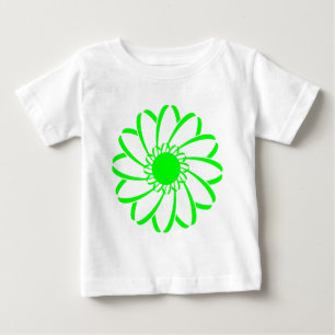 Camiseta De Bebé Flor geométrica