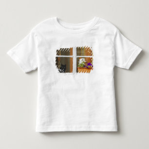 Camiseta De Bebé Flor junto a la ventana, Sighisoara, Rumania