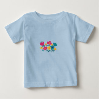 Camiseta De Bebé flor minimalista