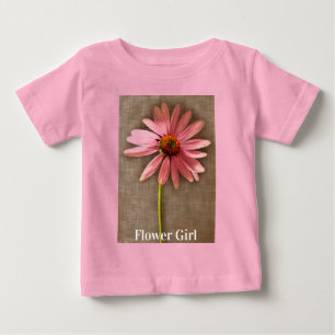 Camiseta De Bebé Flor morada de cono Echinacea purpurea