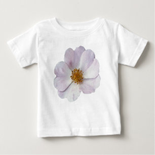 Camiseta De Bebé Flor rosa pequeña