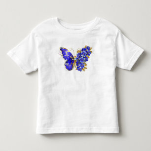 Camiseta De Bebé Flor Sapphire Mariposa