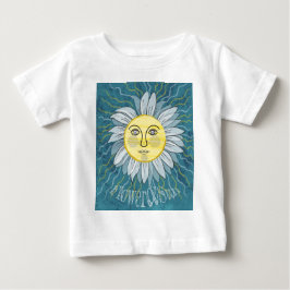 Camiseta De Bebé Flor & Sol - Naturaleza