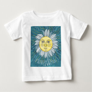 Camiseta De Bebé Flor & Sol - Naturaleza