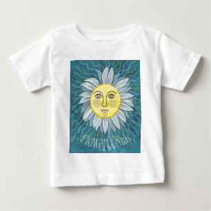 Camiseta De Bebé Flor y sol - Naturaleza