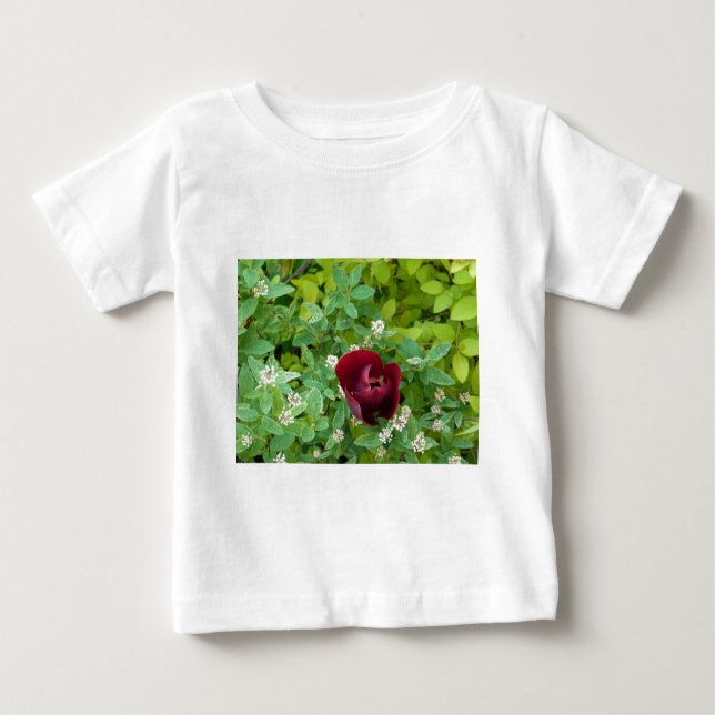 Camiseta De Bebé Floral (Anverso)