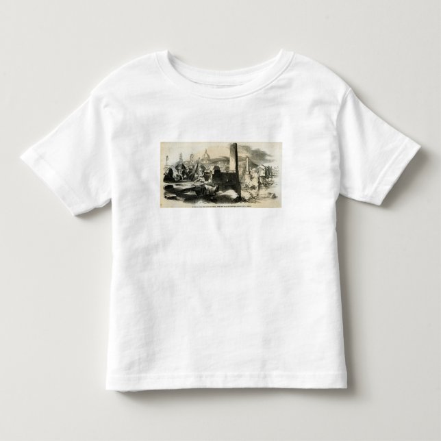 Camiseta De Bebé Florencia, del Ponte de Perro (Anverso)