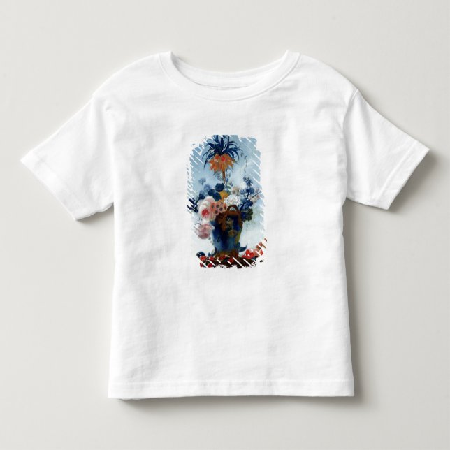 Camiseta De Bebé Florero con las flores (Anverso)