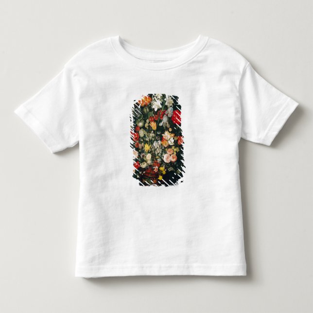 Camiseta De Bebé Florero de flores (Anverso)