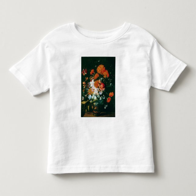 Camiseta De Bebé Florero de flores (Anverso)