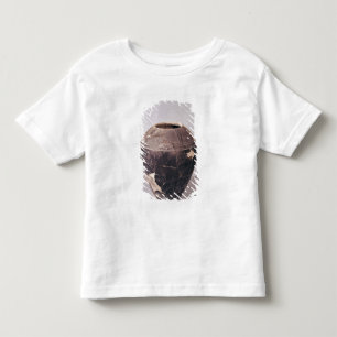 Camiseta De Bebé Florero del enlucido cerámico adornado con las