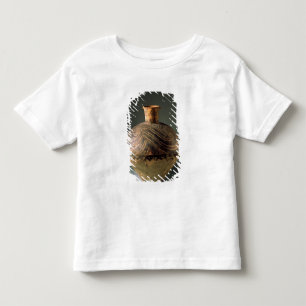 Camiseta De Bebé Florero pintado con un modelo espiral, de Gansu