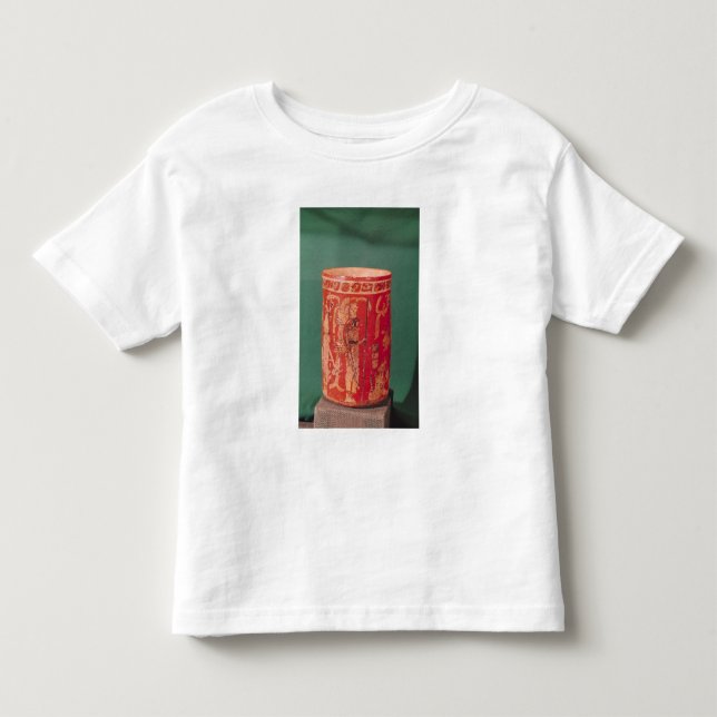 Camiseta De Bebé Florero que representa una escena ceremonial, (Anverso)