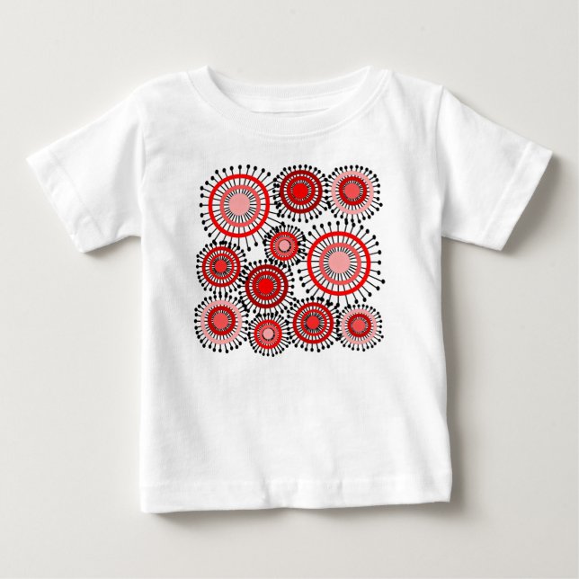 Camiseta De Bebé Flores (Anverso)
