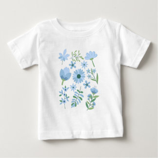 Camiseta De Bebé Flores