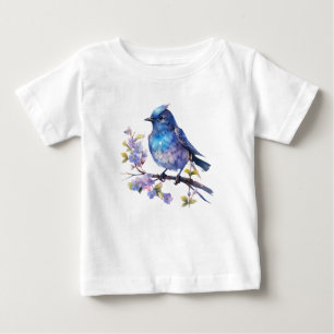 Camiseta De Bebé Flores de aves de corral Clipart-73611