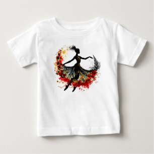 Camiseta De Bebé flores de baile chica impulso inspiración primaver