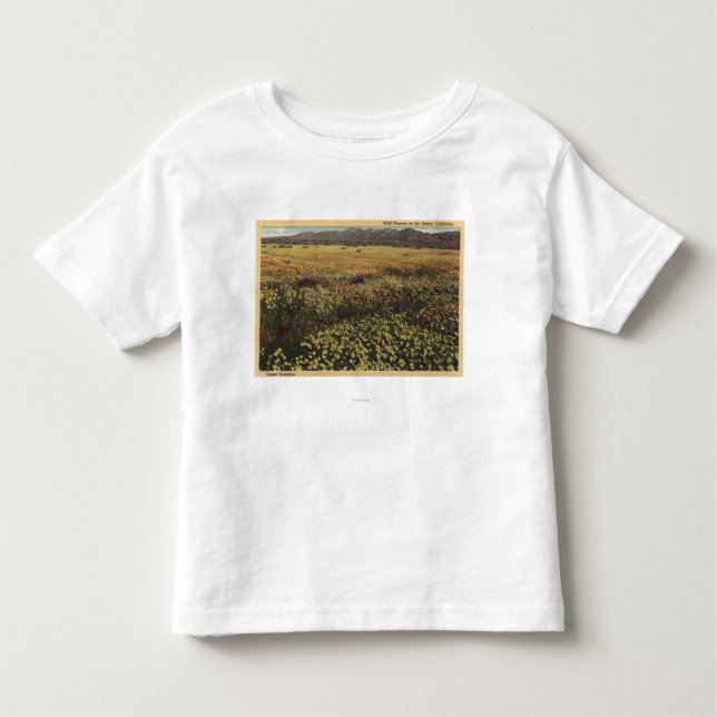 Camiseta De Bebé Flores de CaliforniaWild en el desierto (Anverso)