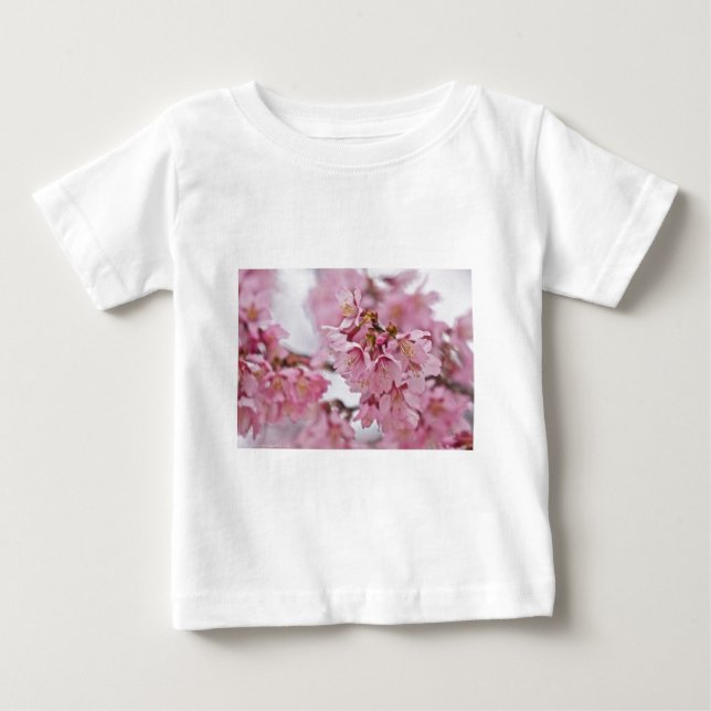 Camiseta De Bebé Flores de cerezo Sakura Rosa Pálido (Anverso)