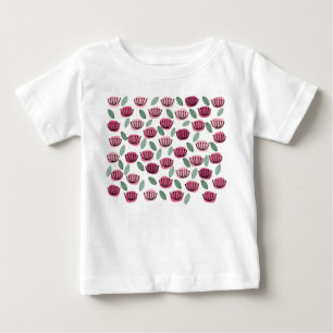 Camiseta De Bebé Flores de la Copa Scandi