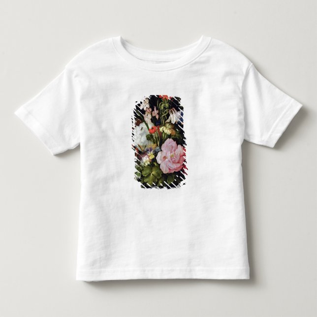 Camiseta De Bebé Flores en un florero (Anverso)