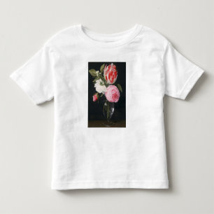 Camiseta De Bebé Flores en un florero de cristal