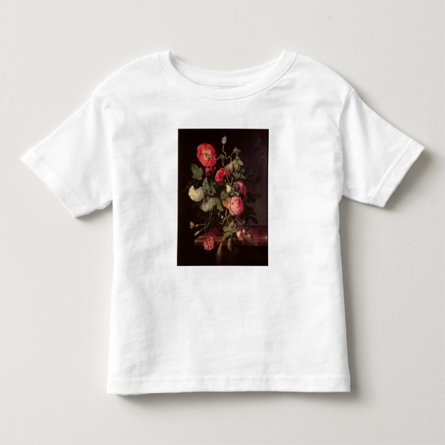 Camiseta De Bebé Flores en un florero de cristal, 1667 (Anverso)