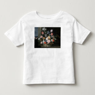 Camiseta De Bebé Flores en una cesta, 1650-56