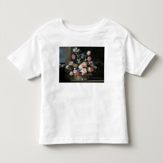 Camiseta De Bebé Flores en una cesta, 1650-56 (Anverso)