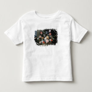 Camiseta De Bebé Flores en una cesta, 1650-56