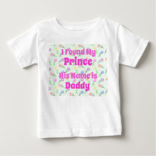 Camiseta De Bebé Flores geométricas