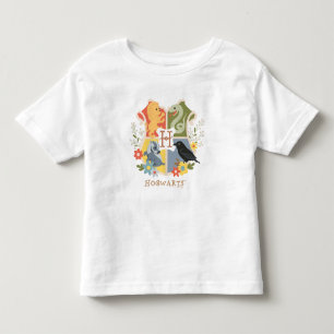 Camiseta De Bebé Flores Mágicas Escudo de HOGWARTS™
