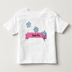 Camiseta De Bebé Flores Personalizados personalizadas Cutie Pie