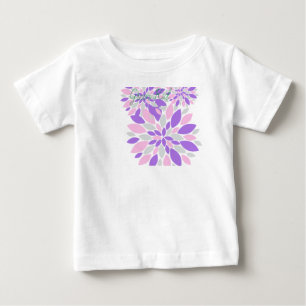 Camiseta De Bebé Flores púrpuras de Petals mágicos