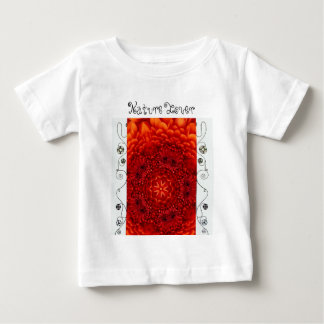 Camiseta De Bebé FLORES ROJOS DE DAHLIA, Amante abstracto de la nat