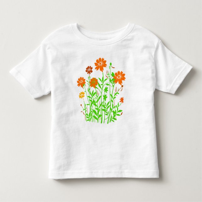 Camiseta De Bebé Flores silvestres-79156 (Anverso)
