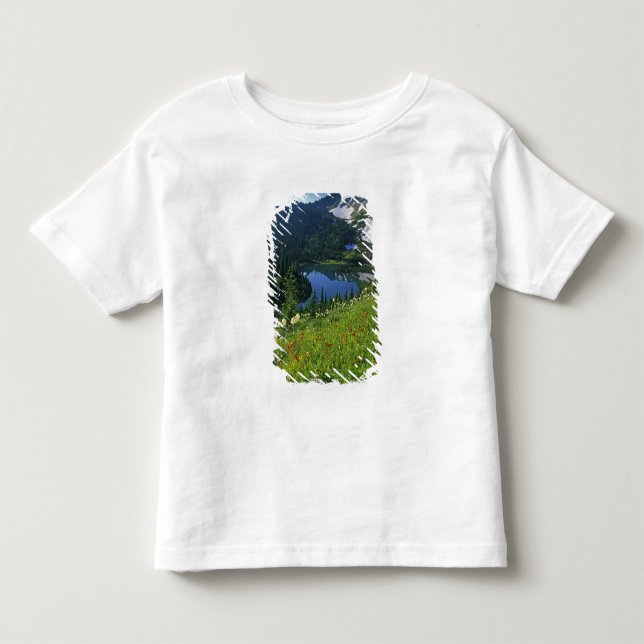 Camiseta De Bebé Flores silvestres alpinas en Jewel Basin en (Anverso)