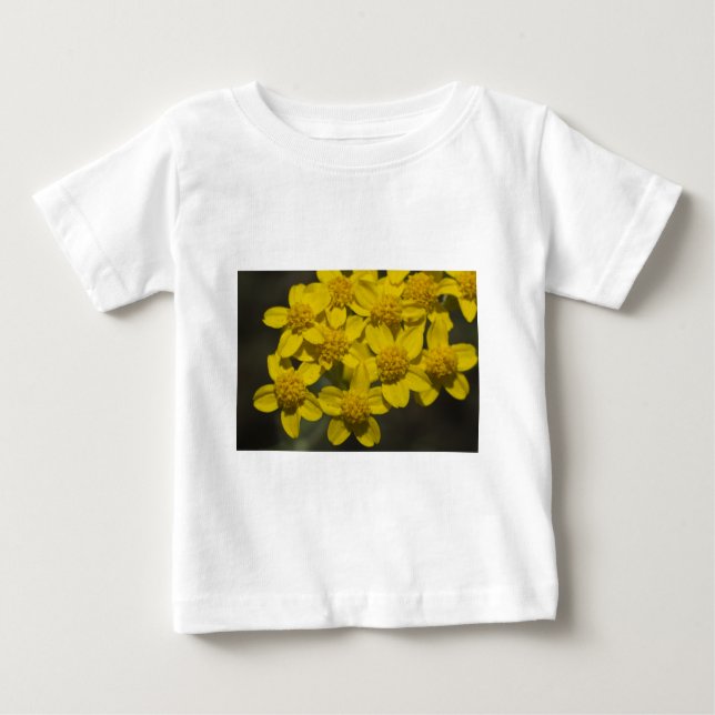 Camiseta De Bebé Flores silvestres amarillas (Anverso)