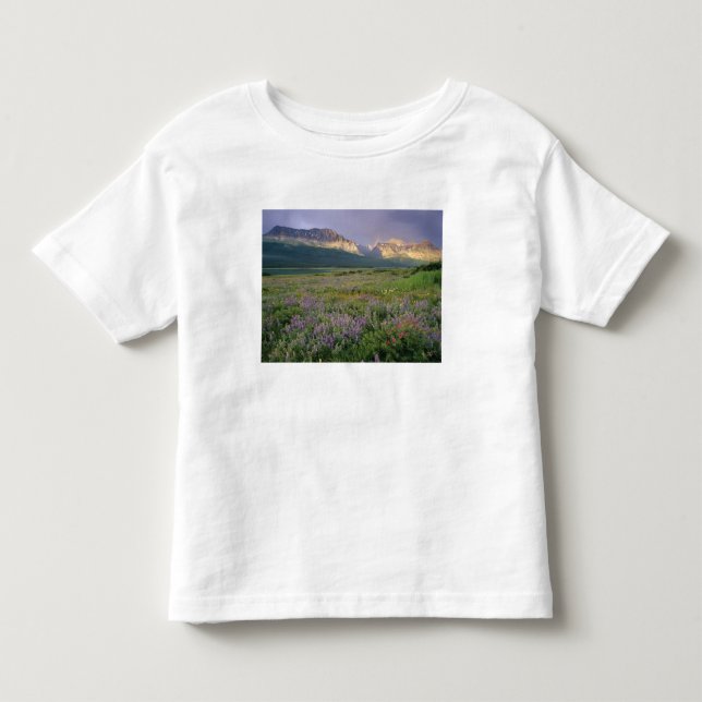 Camiseta De Bebé Flores silvestres de la pradera a lo largo del lag (Anverso)