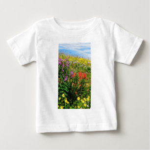 Camiseta De Bebé Flores silvestres de Montaña Rocosa