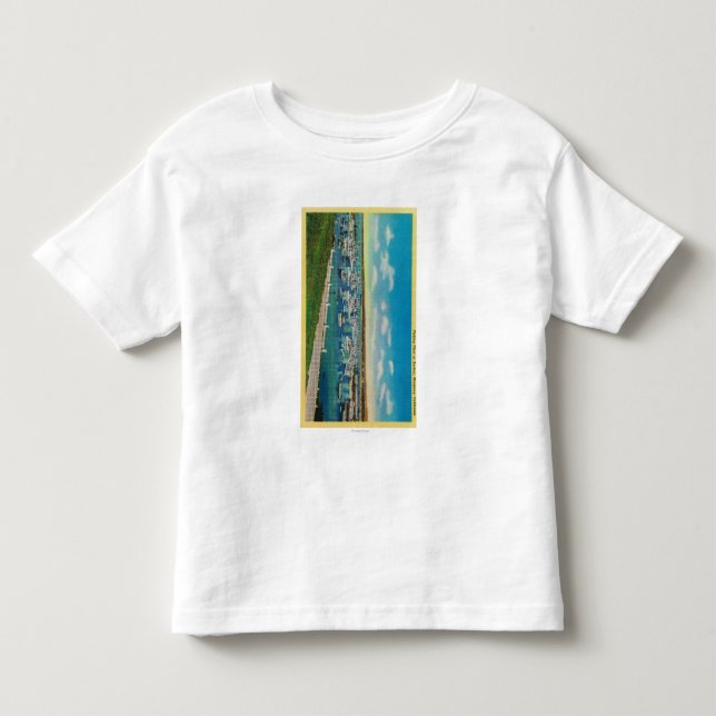 Camiseta De Bebé Flota pesquera en AnchorMonterey, CA (Anverso)