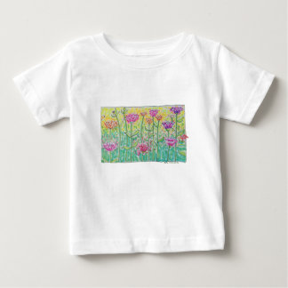 Camiseta De Bebé Flower Field