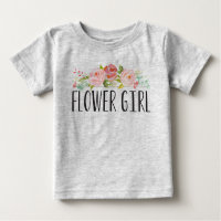 Flower Girl Baby Tee | Noviaria