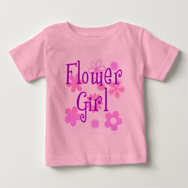 Camiseta De Bebé Flower Girl Products (Anverso)