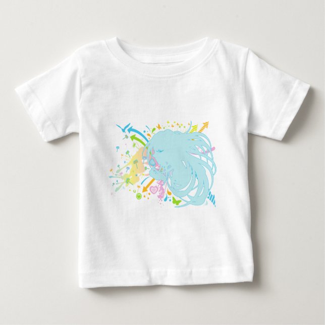 Camiseta De Bebé Fluff_of_a_Dandelion (Anverso)