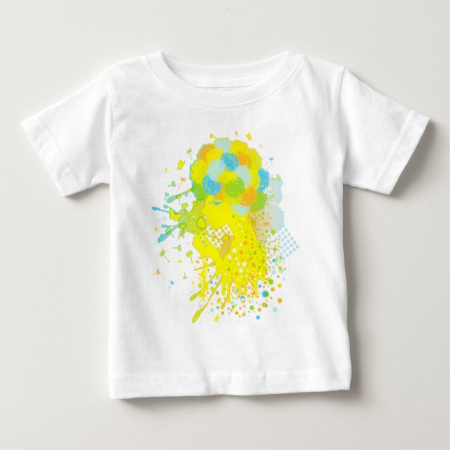 Camiseta De Bebé Fluff_of_a_Dandelion (Anverso)
